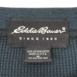 画像2: 00's Eddie Bauer ヘンリーネック ワッフルカットソー "MADE IN USA" (2)