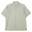 画像1: 00's Columbia 総柄 S/S ボックスシャツ "BEIGE" (1)