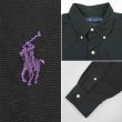 画像3: 90's Polo Ralph Lauren ボタンダウンシャツ “BLAKE / BLACK” (3)