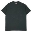 画像1: 90's B.V.D ポケットTシャツ "BLACK" (1)