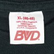 画像2: 90's B.V.D ポケットTシャツ "BLACK" (2)