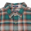 画像3: 00's Pendleton フランネル ボタンダウンシャツ "MASON / Green Omble Plaid" (3)