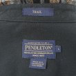 画像2: 00's PENDLETON レギュラーカラー ウールシャツ "TRAIL / Black Plaid" (2)