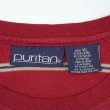 画像2: 90's PURITAN マルチボーダー ポケットTシャツ "RED" (2)