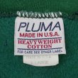 画像2: 90's PLUMA リバースウィーブタイプ ブランクスウェット "MADE IN USA" (2)