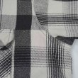 画像5: Late 90's FIELD MASTER ヘビーネルシャツ "Black Ombre Plaid" (5)