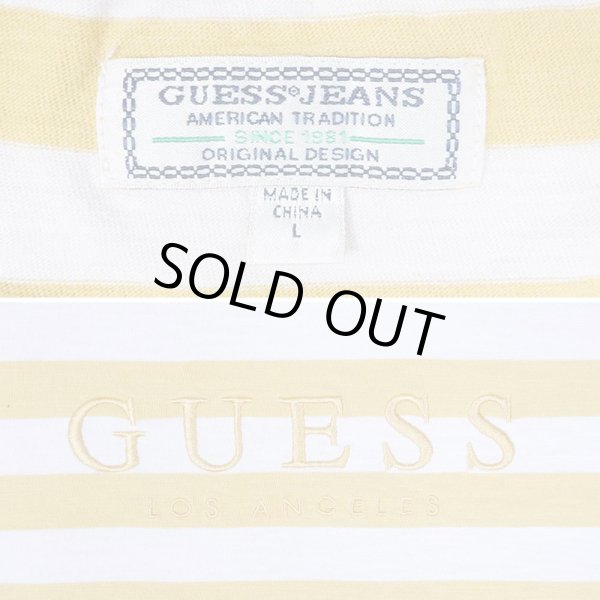 90's GUESS JEANS ボーダー柄 Tシャツ