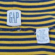 画像2: 90's OLD GAP タートルネックカットソー "YELLOW × NAVY" (2)