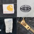 画像4: 00's Carhartt ダブルニー ダックペインターパンツ "BLACK / MADE IN USA" (4)