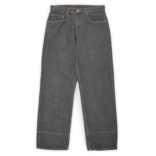 画像1: 90-00's Levi's 569 先染めブラックデニムパンツ "W32 L32" (1)