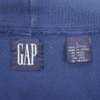 画像2: 90's OLD GAP タートルネック カットソー "BLUE / with Pocket" (2)