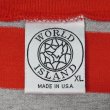 画像2: 90's WORLD ISLAND L/S ボーダーポケットTシャツ "MADE IN USA" (2)