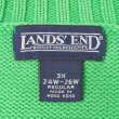 画像2: 00's LANDS' END コットンドリフターセーター "GREEN / 3X" (2)