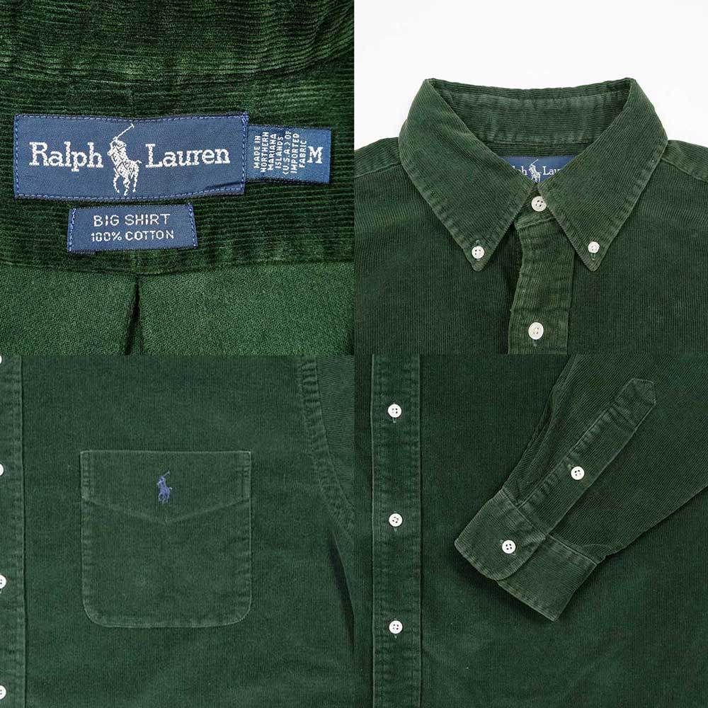 90's Polo Ralph Lauren コーデュロイ ボタンダウンシャツ “BIG SHIRT”