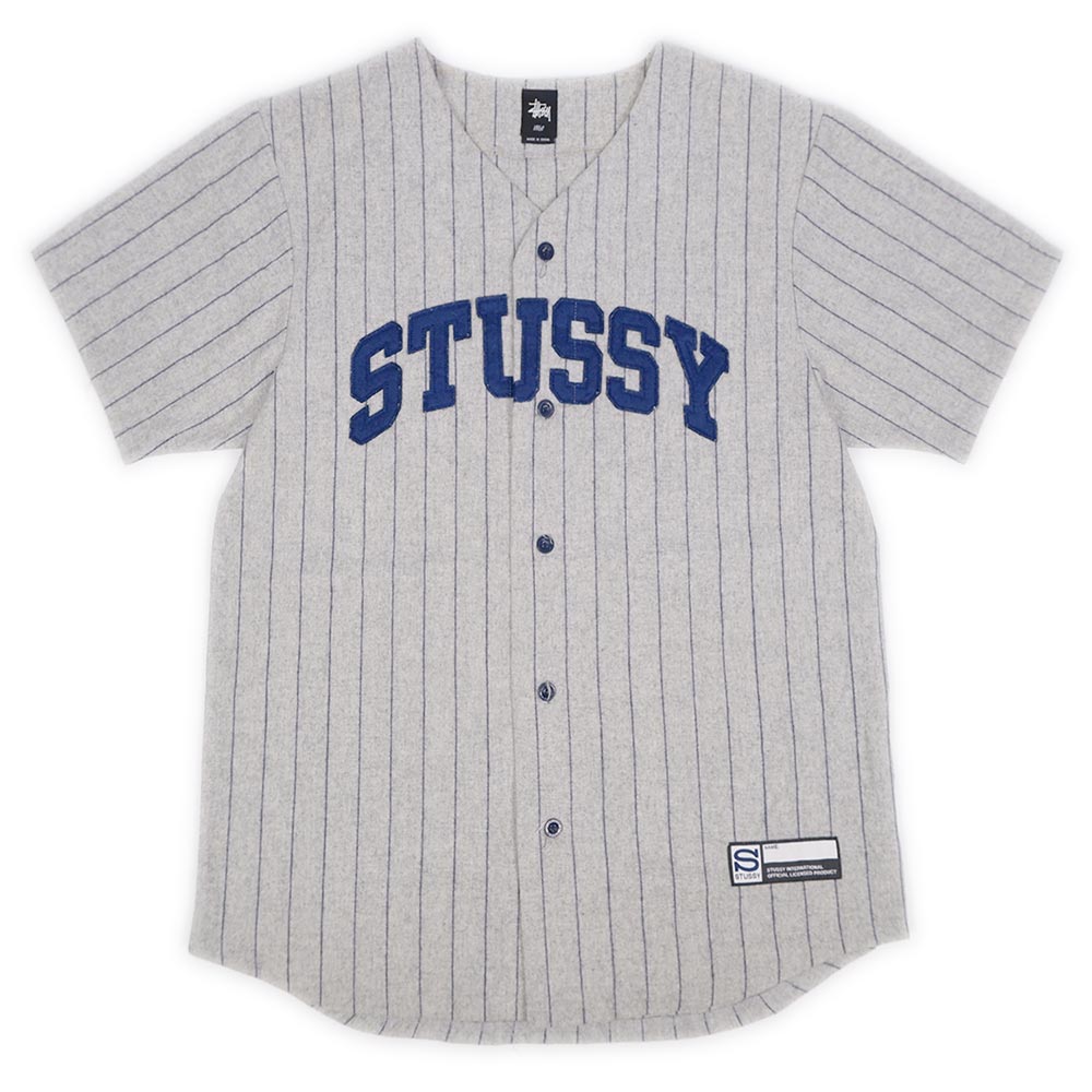 STUSSY ベースボールシャツ - Tシャツ/カットソー(半袖/袖なし)