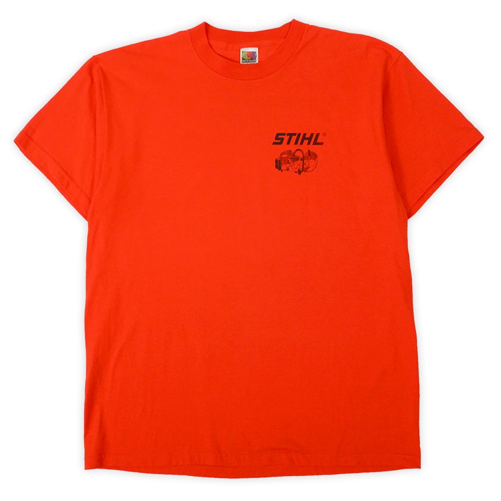 90-00's STIHL ロゴプリントTシャツmtp01260701509218｜VINTAGE