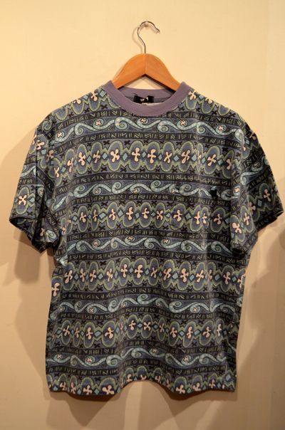 80s old stussy 総柄Tシャツ XL