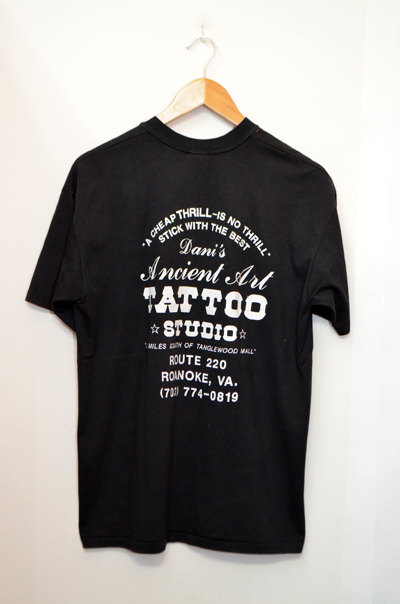 90's J.D.Crowe TATOO SHOP TEE｜VINTAGE / ヴィンテージ-T-SHIRT / T