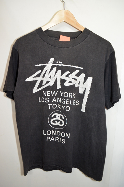 stussy ワールドツアー　Tシャツ