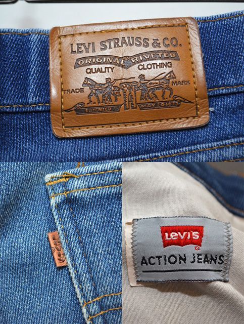 80's Levi's ACTION JEANS ?ストレッチ”pt 