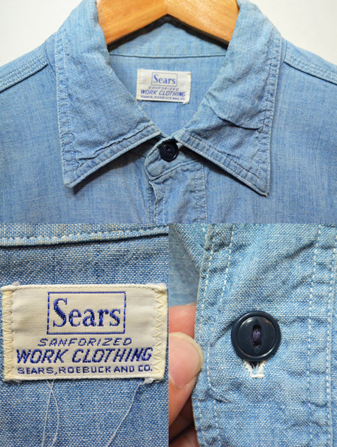 50-60's Sears シャンブレーシャツ