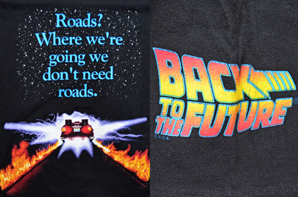 vintage juzz Tシャツ　back to the future