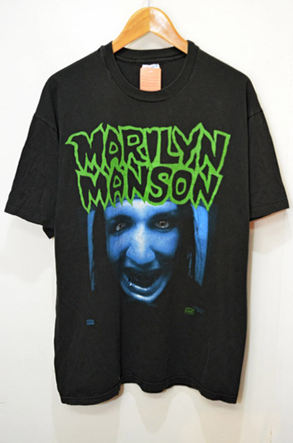 激レア　90s マリリンマンソン　XL ヴィンテージ　バンド　Tシャツ　国内一点Kフォローで割引多数出品中