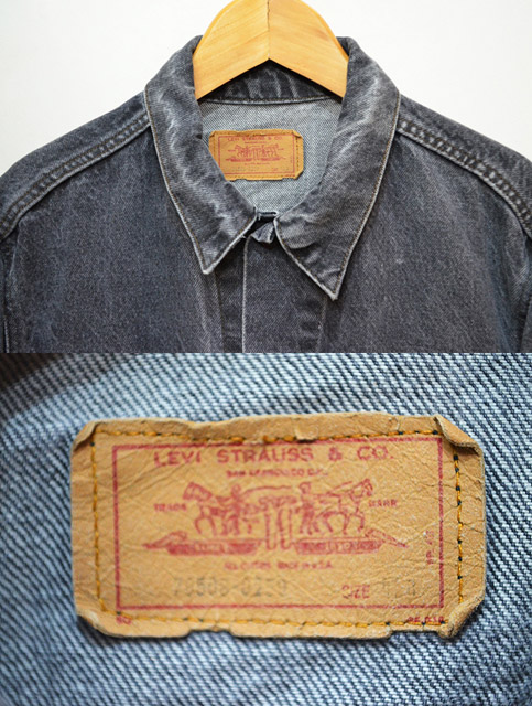 80's Levi's 70506-0259 ブラックデニムジャケット - used&vintage box