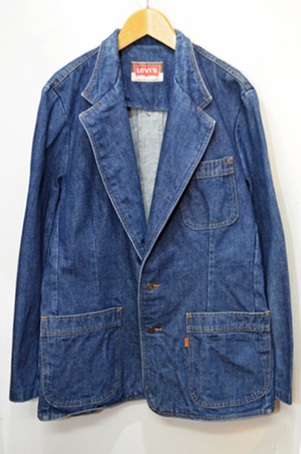 高級品市場 70s Levi's リーバイス デニム テーラードジャケット 濃紺 