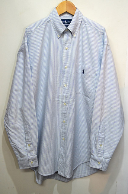 90's POLO Ralph Lauren BDシャツ “BIG SHIRT” - used&vintage box Hi