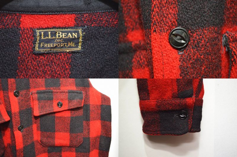 30-40's L.L.Bean ウールシャツ