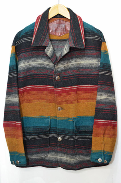 wool rich ウールジャケット ネイティブ柄 USA製 ウールリッチ ラグ 