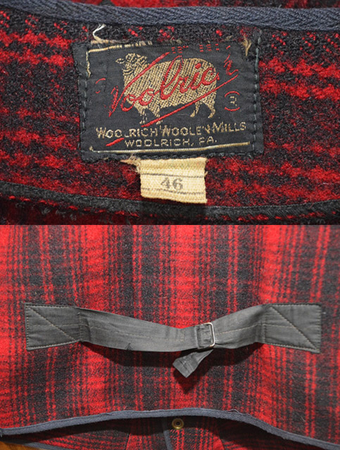 40's Woolrich 切り替えウールジャケット