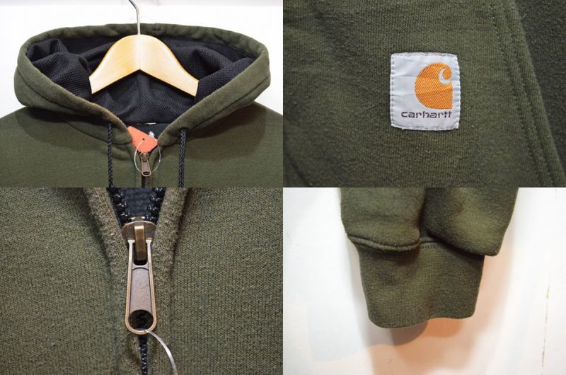 90-00's Carhartt フルジップパーカー - used&vintage box Hi-smile