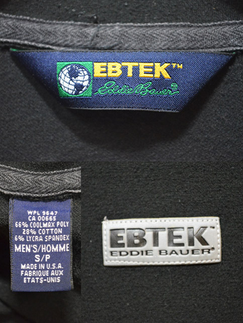 90's EBTEK Eddie Bauer ハーフZIPジャケット “USA製”