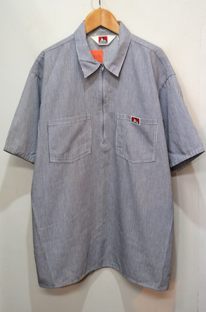 BEN DAVIS ベンデイビス USA製 半袖シャツ ワークシャツ 90s