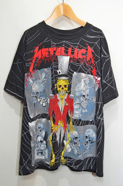 総柄 1992年製 Metallica メタリカ ヴィンテージ Tシャツ | nbwttya ...
