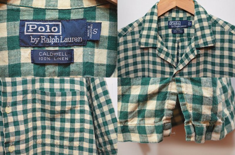 90's Polo Ralph Lauren オープンカラーシャツ