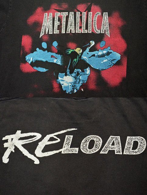 ヴィンテージ VINTAGE  90s  Metallica/メタリカ RELOAD LOGOプリントTシャツ メンズ L