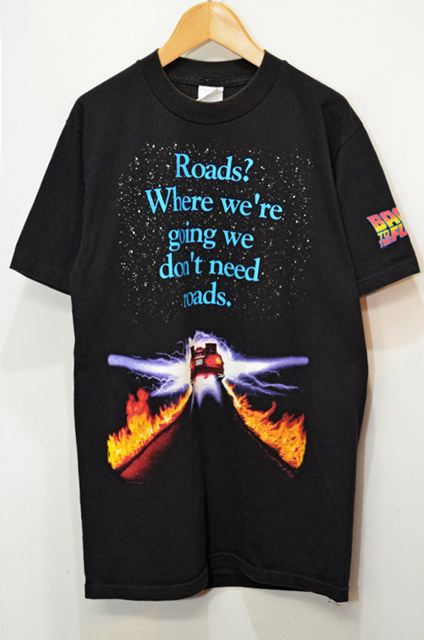 vintage 90s back to the future TシャツXXL