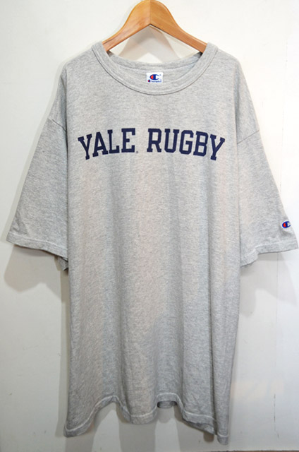 90-00's Champion プリントTシャツ “YALE RUGBY”