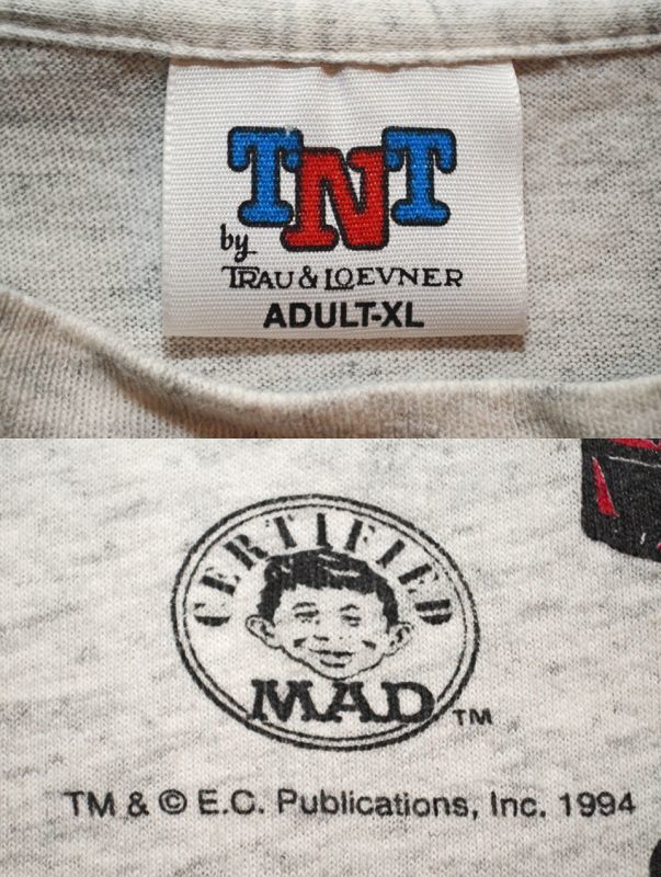 90's MAD プリントTシャツ “アルフレッド・E・ニューマン