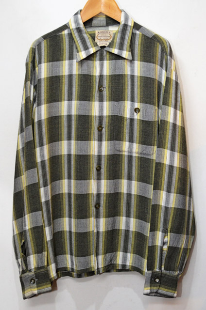ARROW オンブレチェックシャツ vintageタウンクラフト