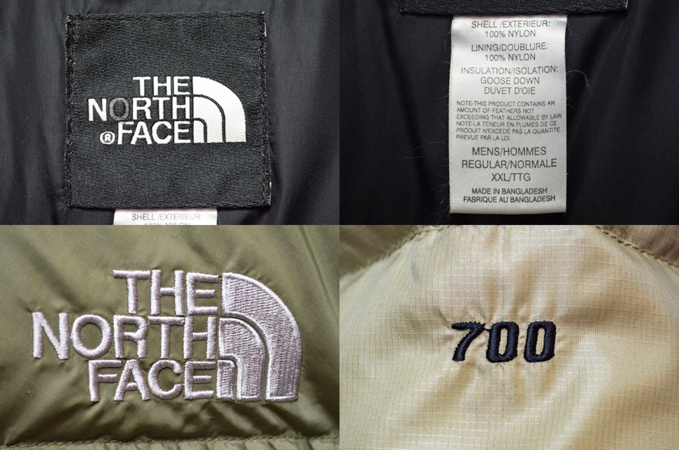 【極美品】THE NORTH FACE ダウンジャケット ヌプシ 700 刺繍
