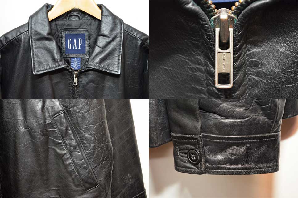 【入手困難】old gap  レザージャケット　leather jacketになっております