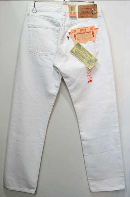 リーバイス501 ホワイトジーンズ Made in USA