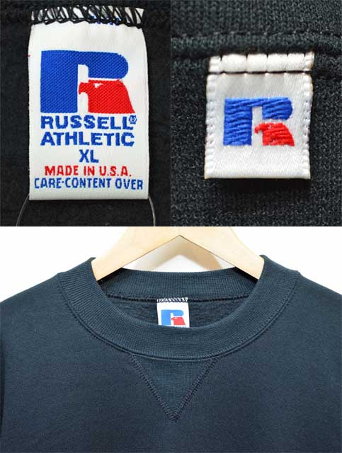 80's RUSSELL 前Vスウェット “USA製 / DEADSTOCK” - used&vintage box ...