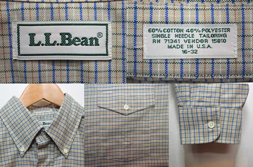 90's L.L.BEAN ボタンダウンシャツ “USA製 / DEADSTOCK”