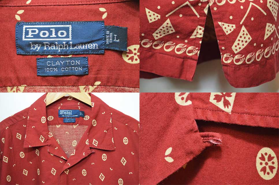 Polo Ralph Lauren S/S オープンカラーシャツ “CLAYTON”