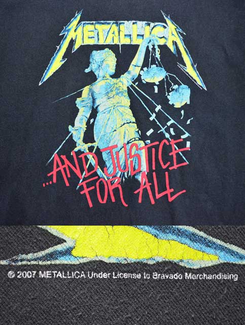 07's METALLICA バンドTシャツ “And Justice For All” - used&vintage